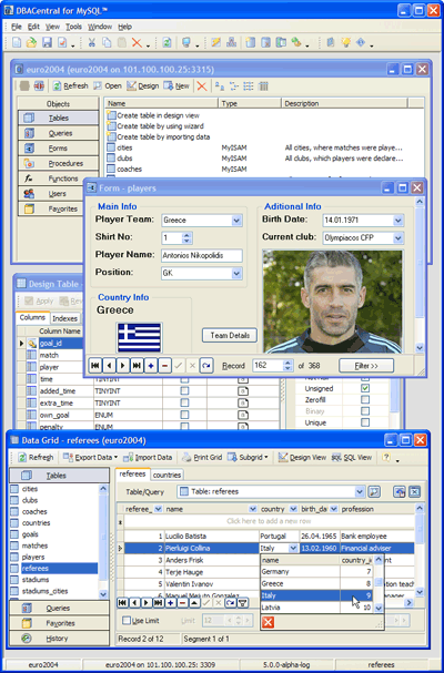 Fullsize screenshot for: DBACentral for MySQL 1.3.1