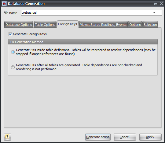 generate-db-fk