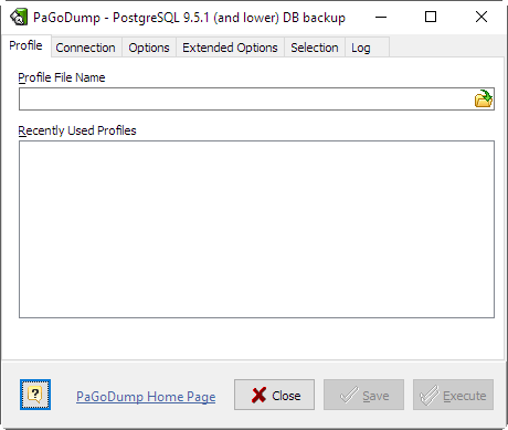 PaGoDump - PostgreSQL