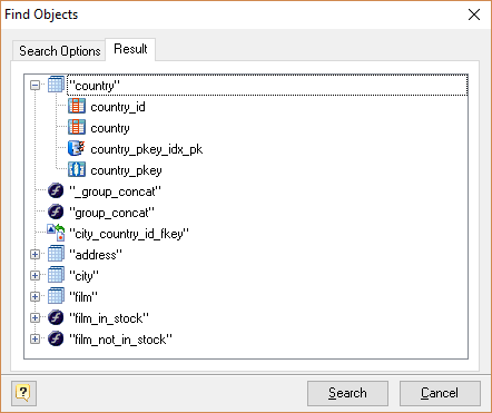 dialog-find-objects-result